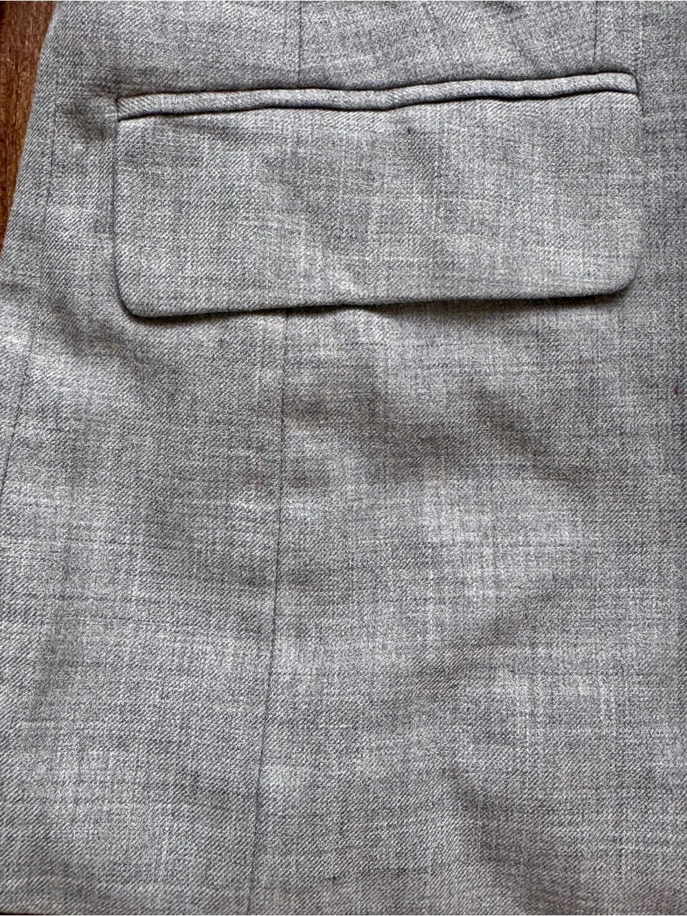 J.Crew Women’s Light Heather Grey Blazer, Size 4P